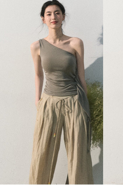 Lyocell Asymmetrical Summer Top