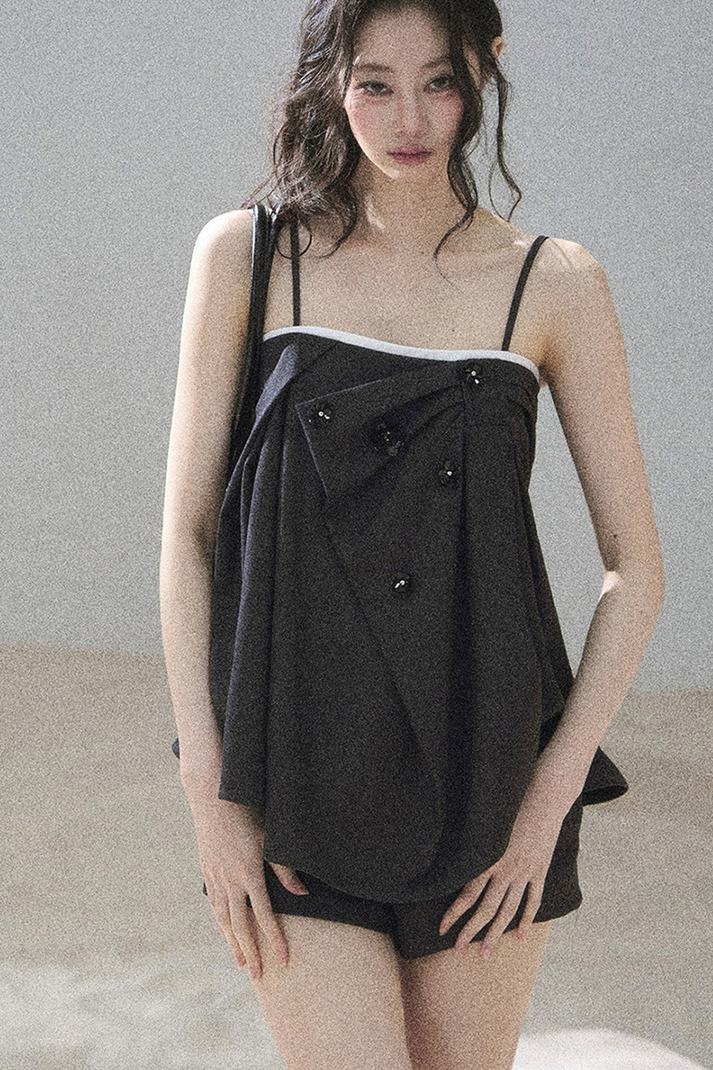 Flowing Light Camisole Top and Shorts Set-Up