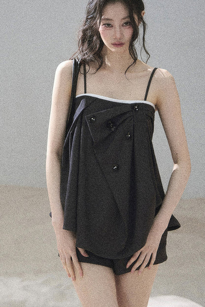 Camisole-Oberteil und Shorts-Set