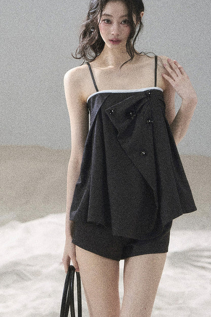 Camisole-Oberteil und Shorts-Set
