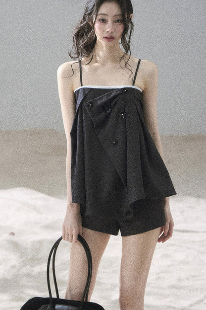 Camisole-Oberteil und Shorts-Set