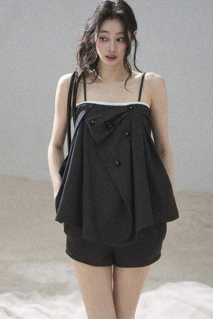 Camisole-Oberteil und Shorts-Set
