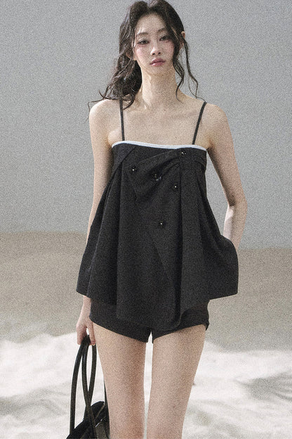 Camisole-Oberteil und Shorts-Set