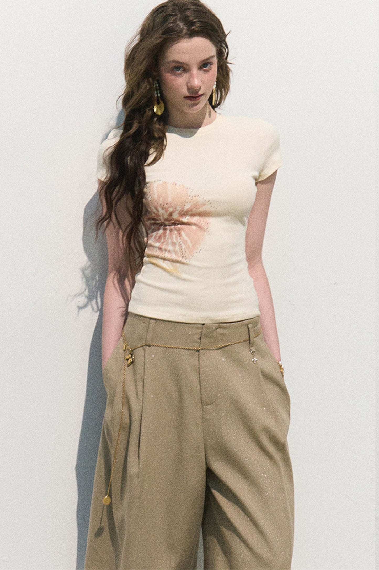 Light-Colored Eyes Cotton Top