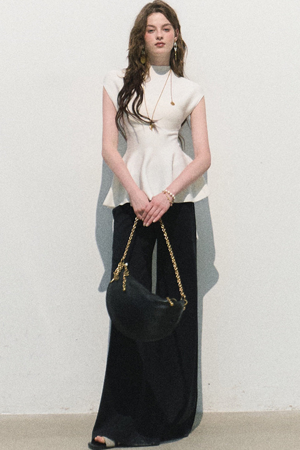 Modal Knit Wide-Leg Pants