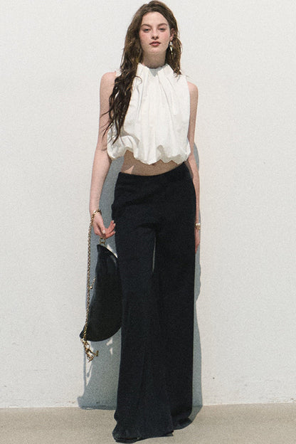 Modal Knit Wide-Leg Pants