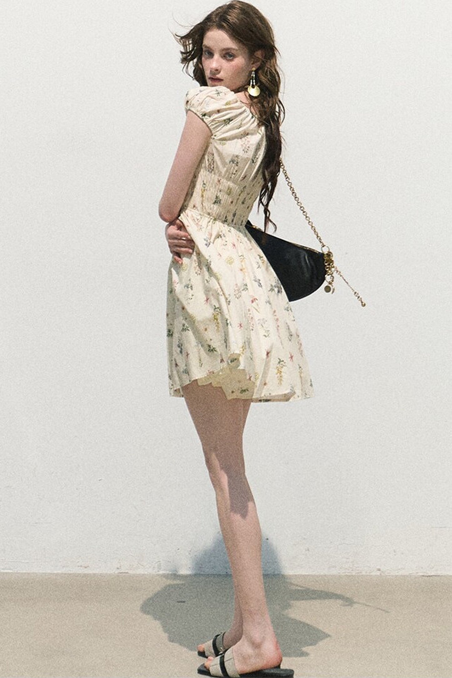 Lush Floral Cotton Dress