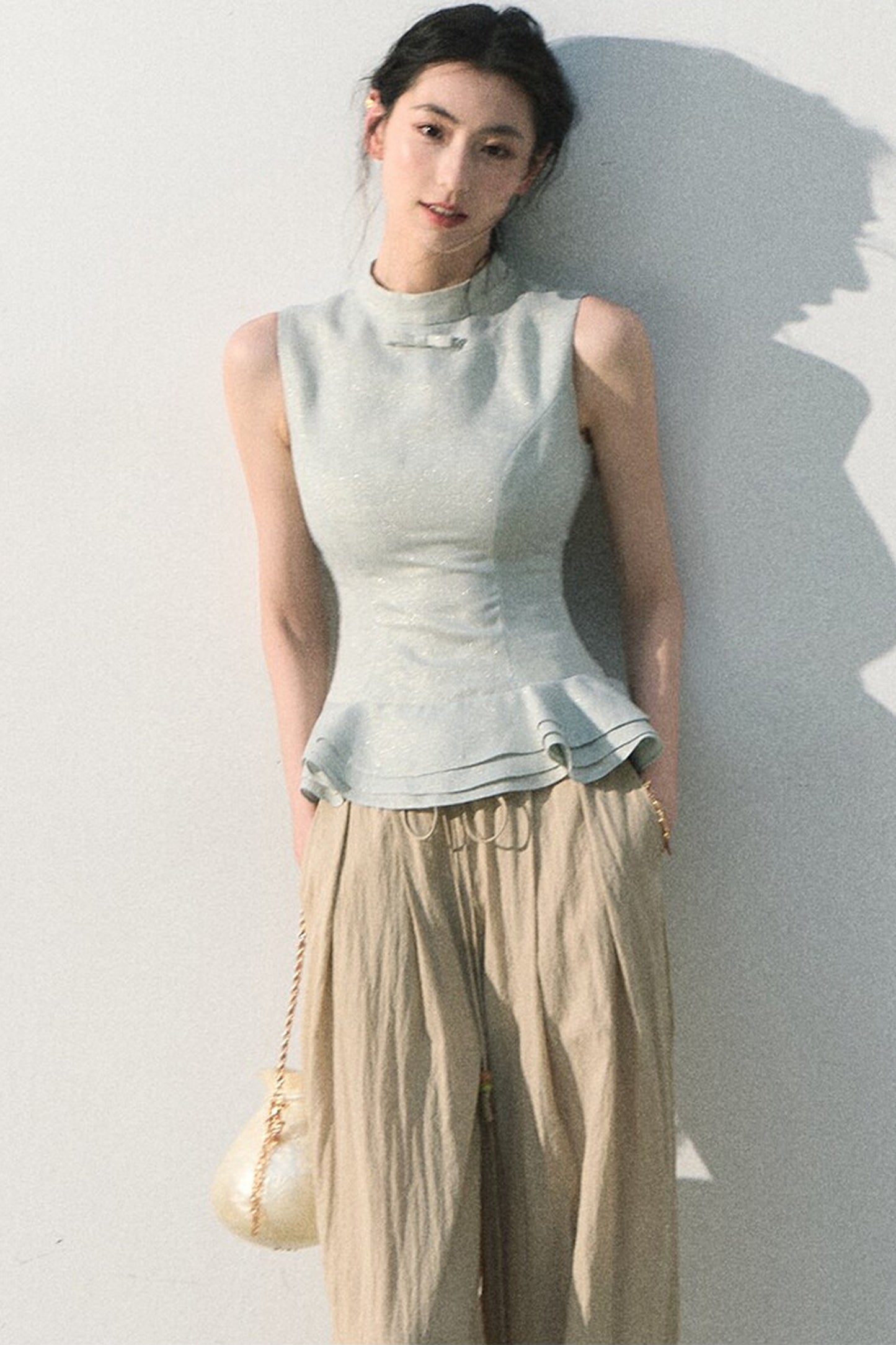 Lyocell Gilded Linen Camisole