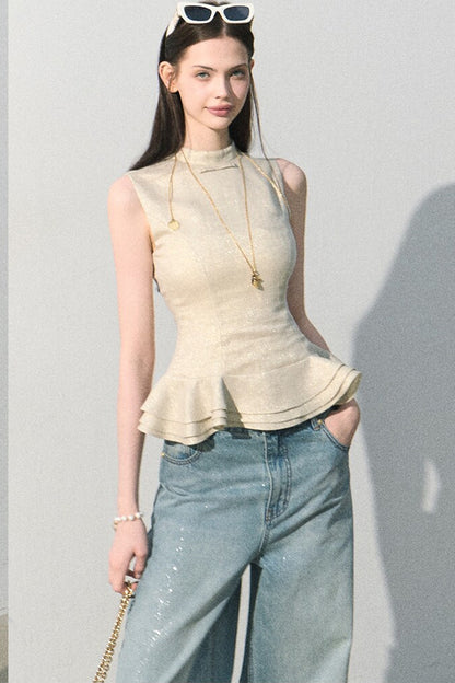 Lyocell Gilded Linen Camisole