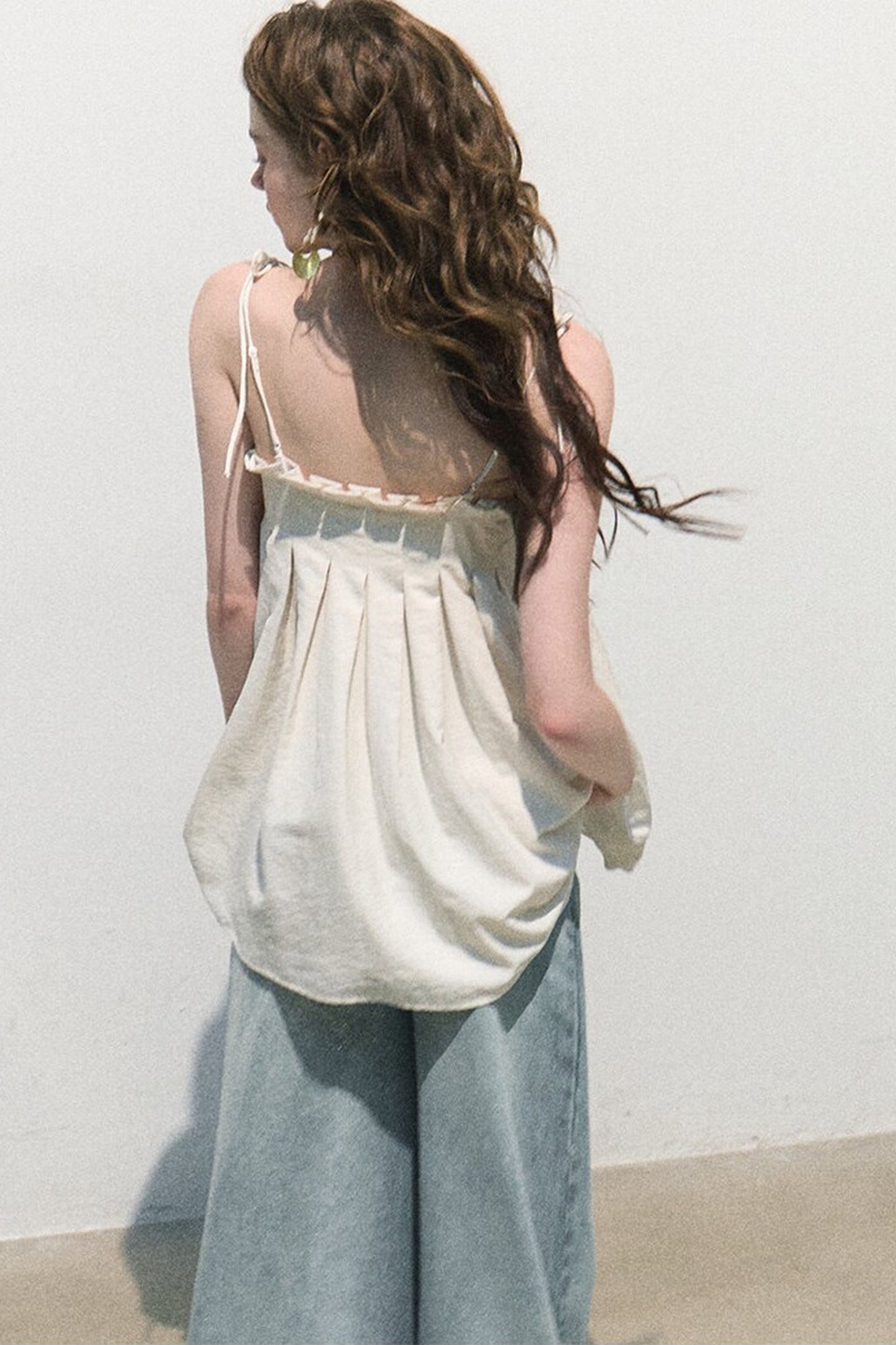 Linen Tie-Up Camisole