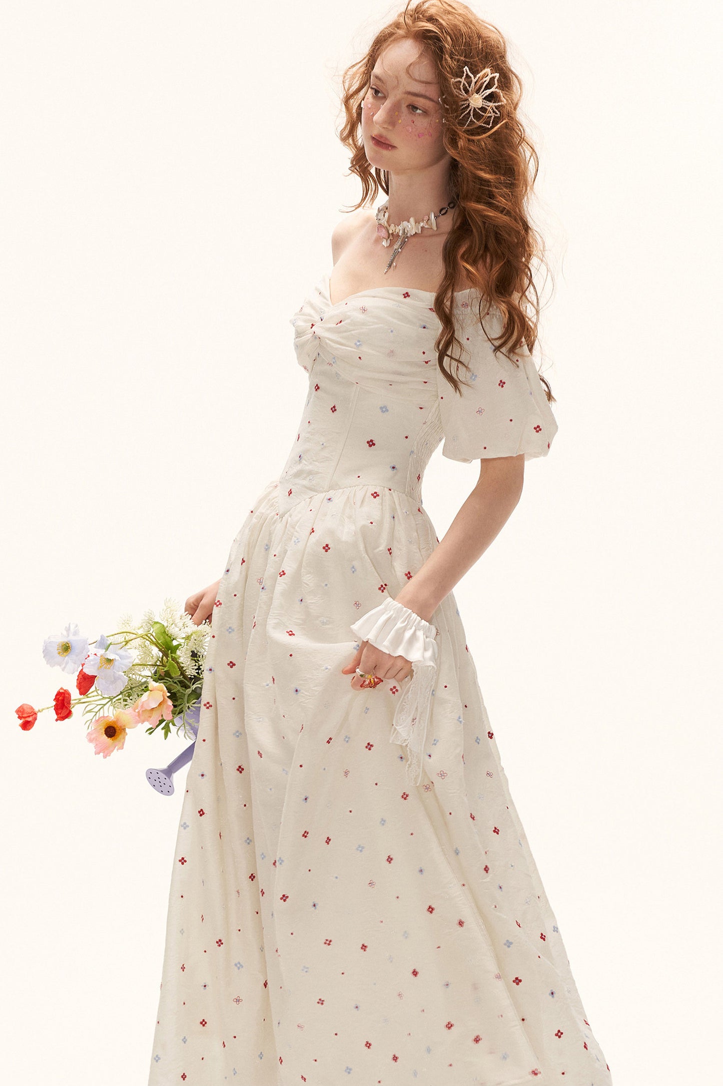 Retro Floral Reversible Dress
