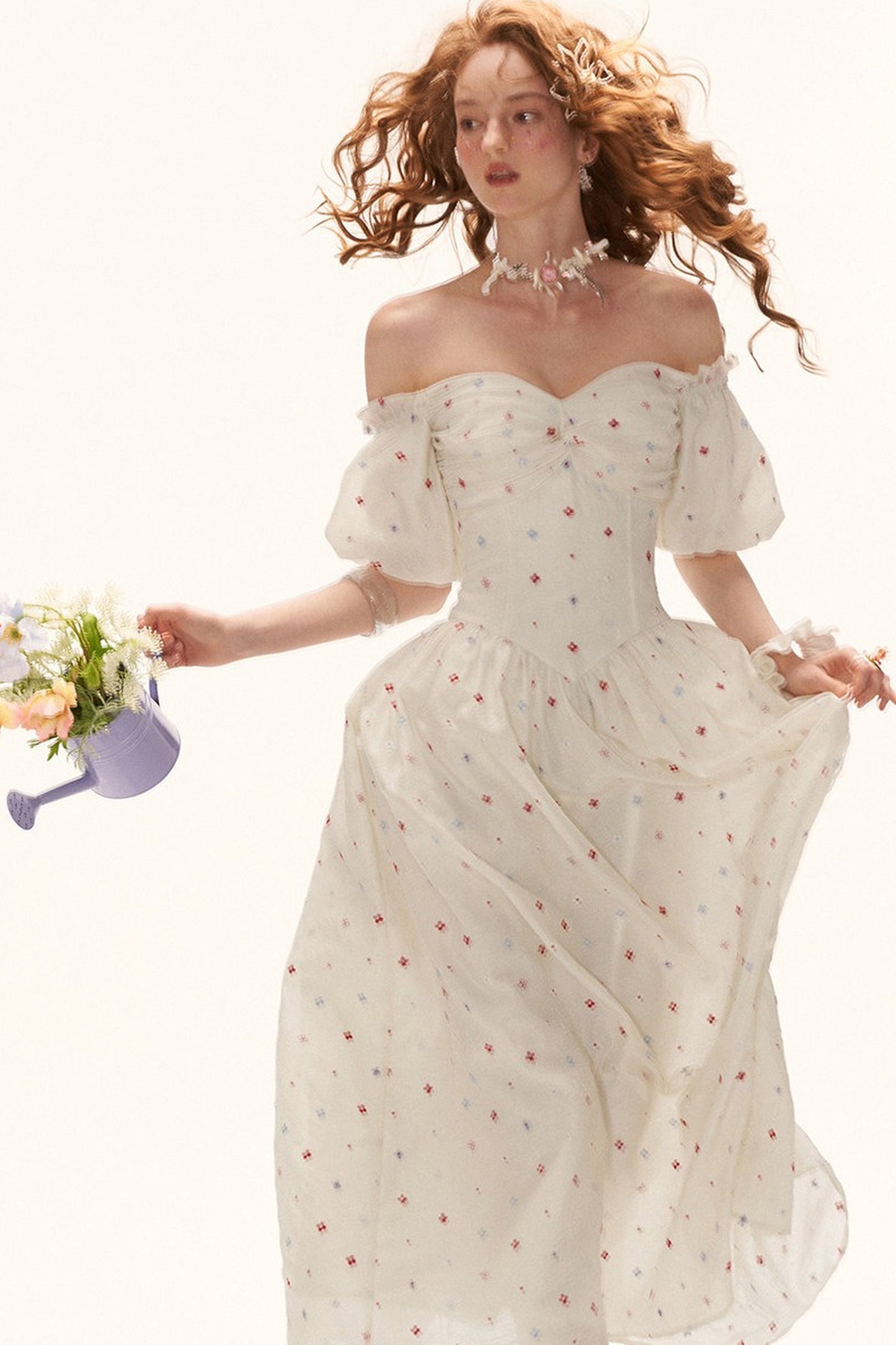 Retro Floral Reversible Dress