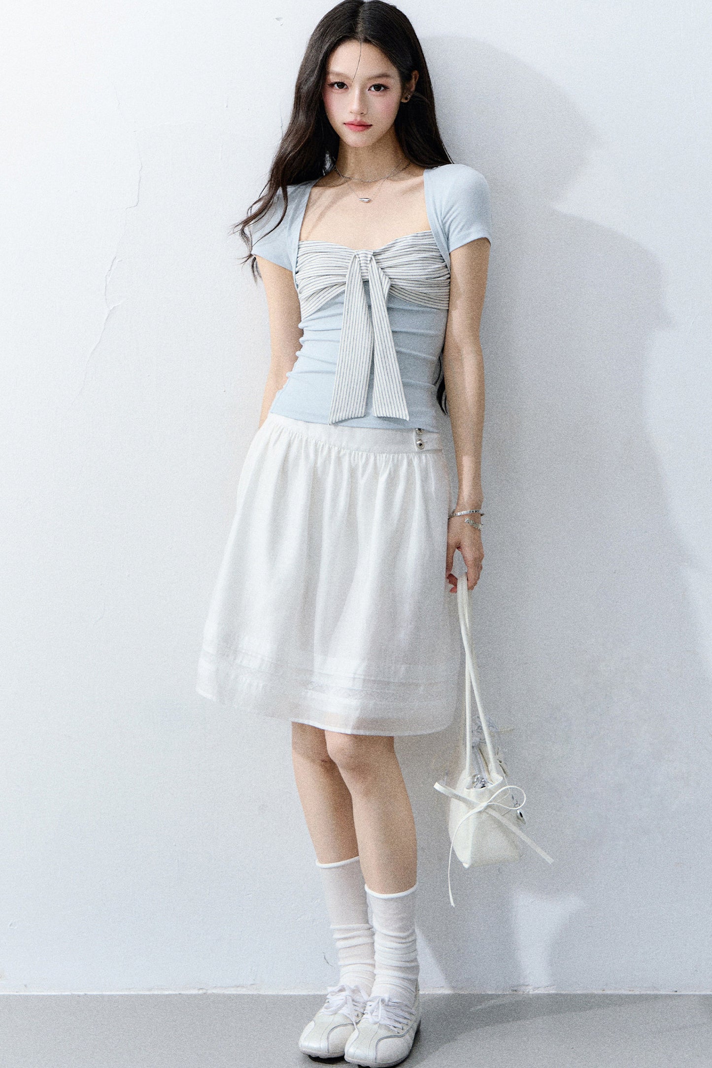 Striped Academy Two-Piece Top Set-Up