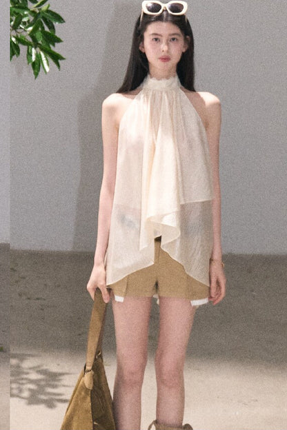 Gilet in pizzo dolce sole