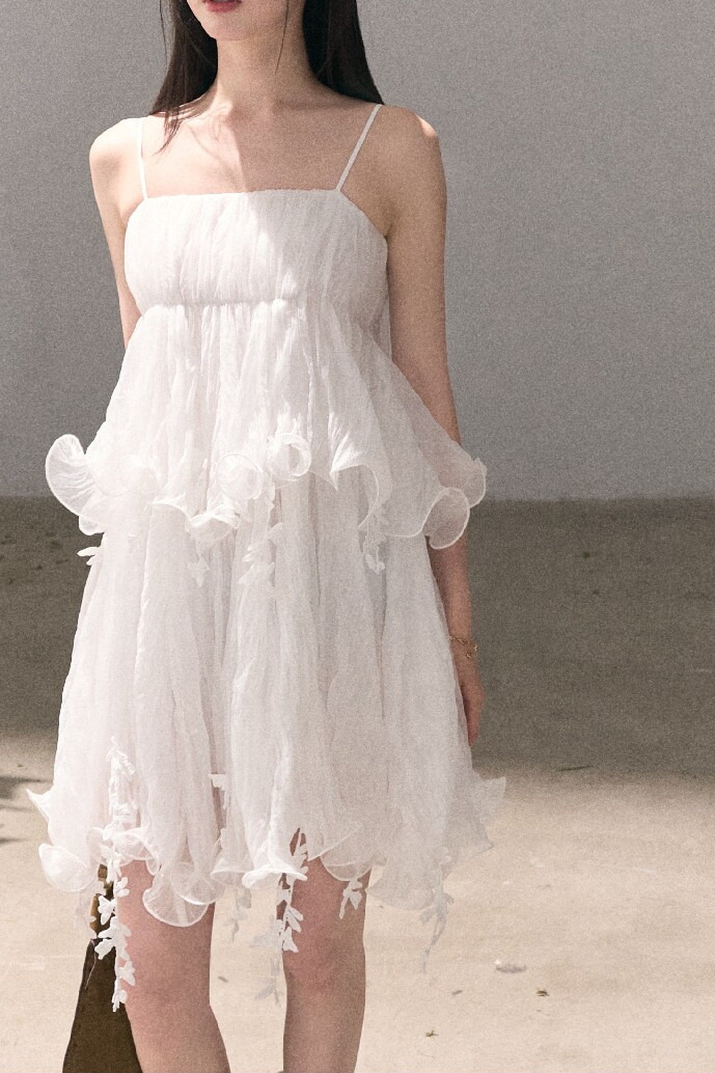 Mint Lace Spaghetti Strap Dress