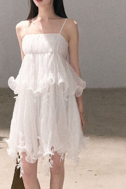 Mint Lace Spaghetti Strap Dress