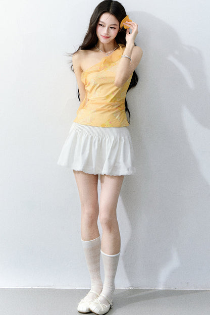 Sweet Peach A-Line Skirt