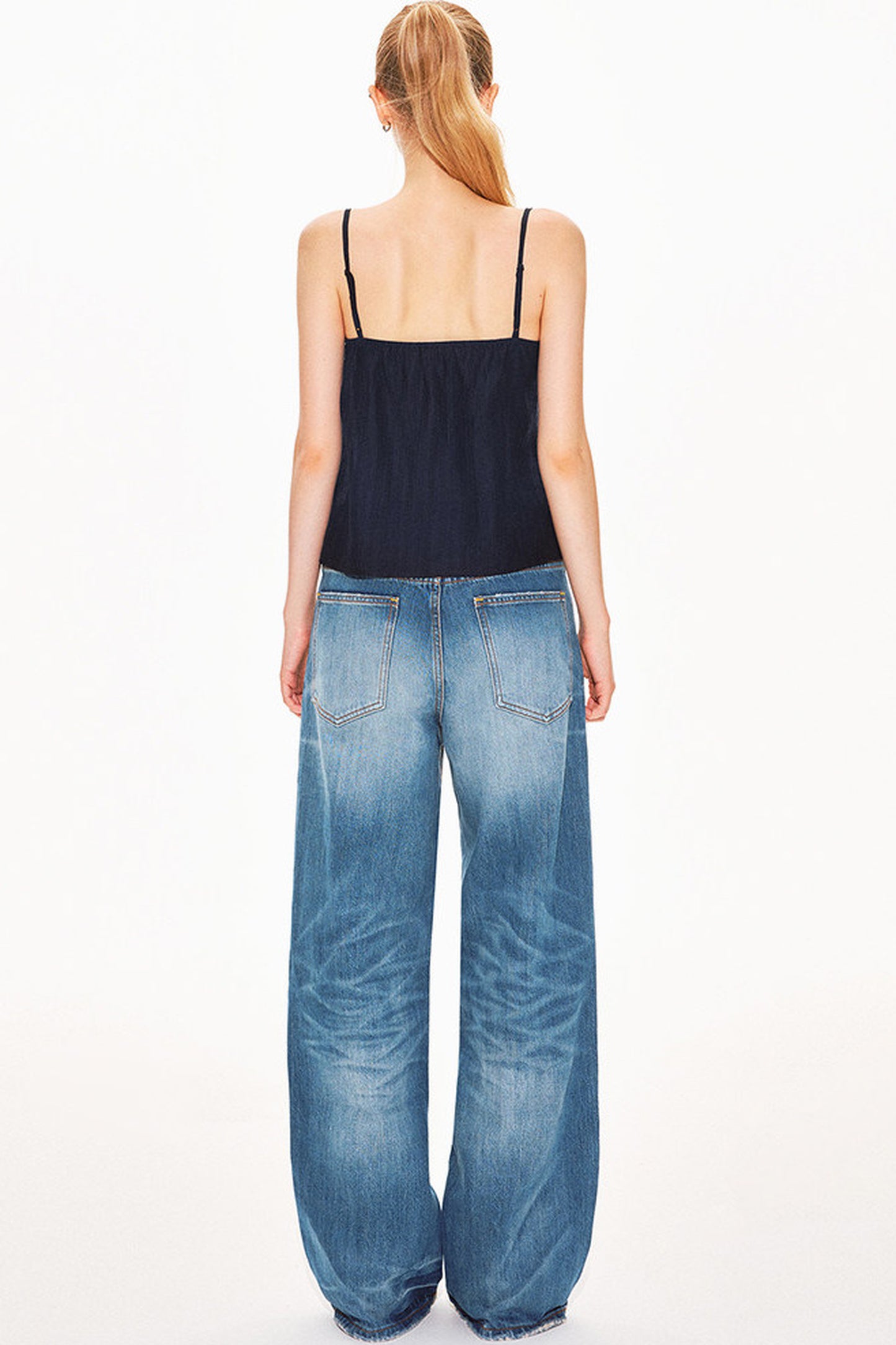 Lyocell Tencel Spaghetti Strap Top