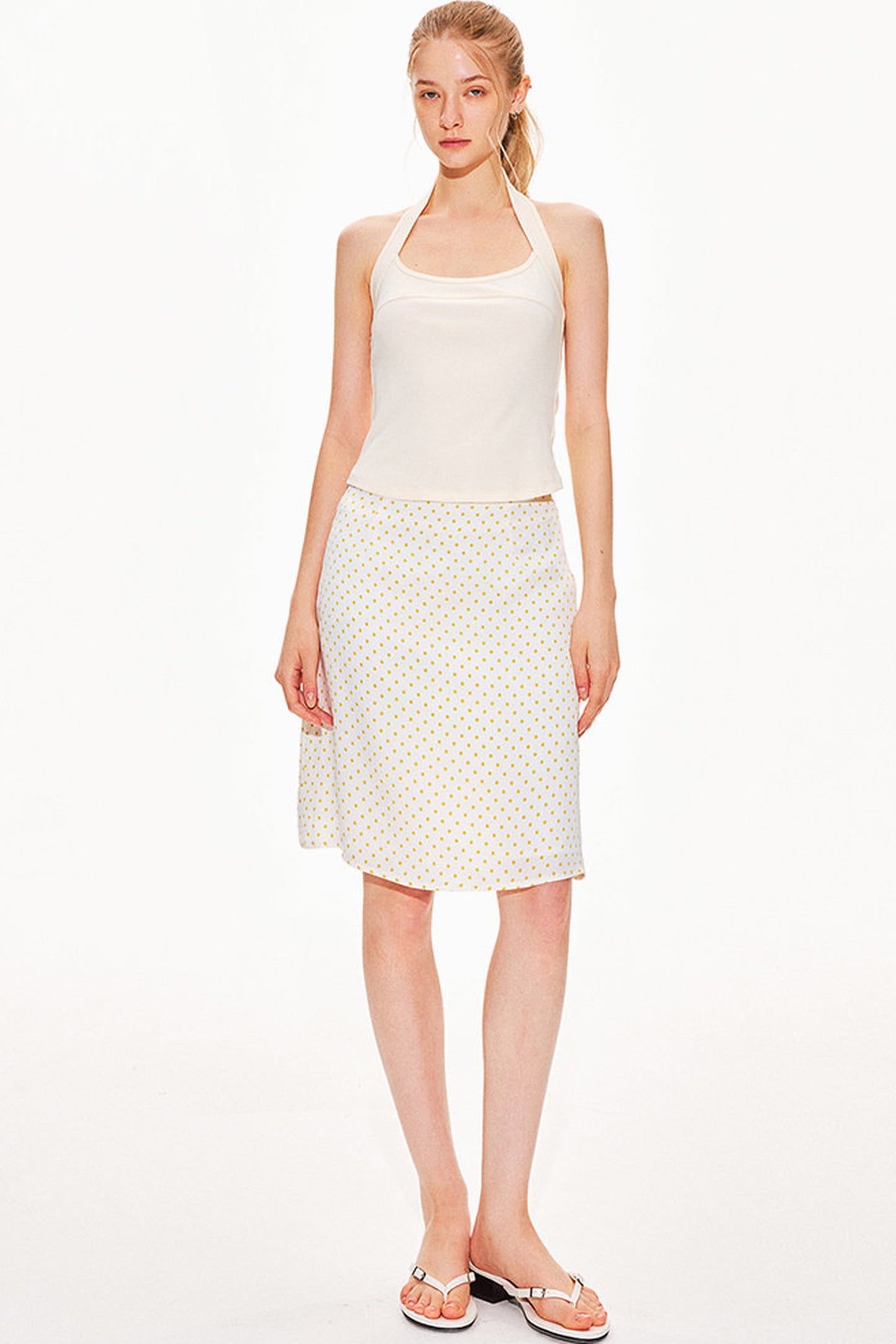 Solid Halter Neck Top
