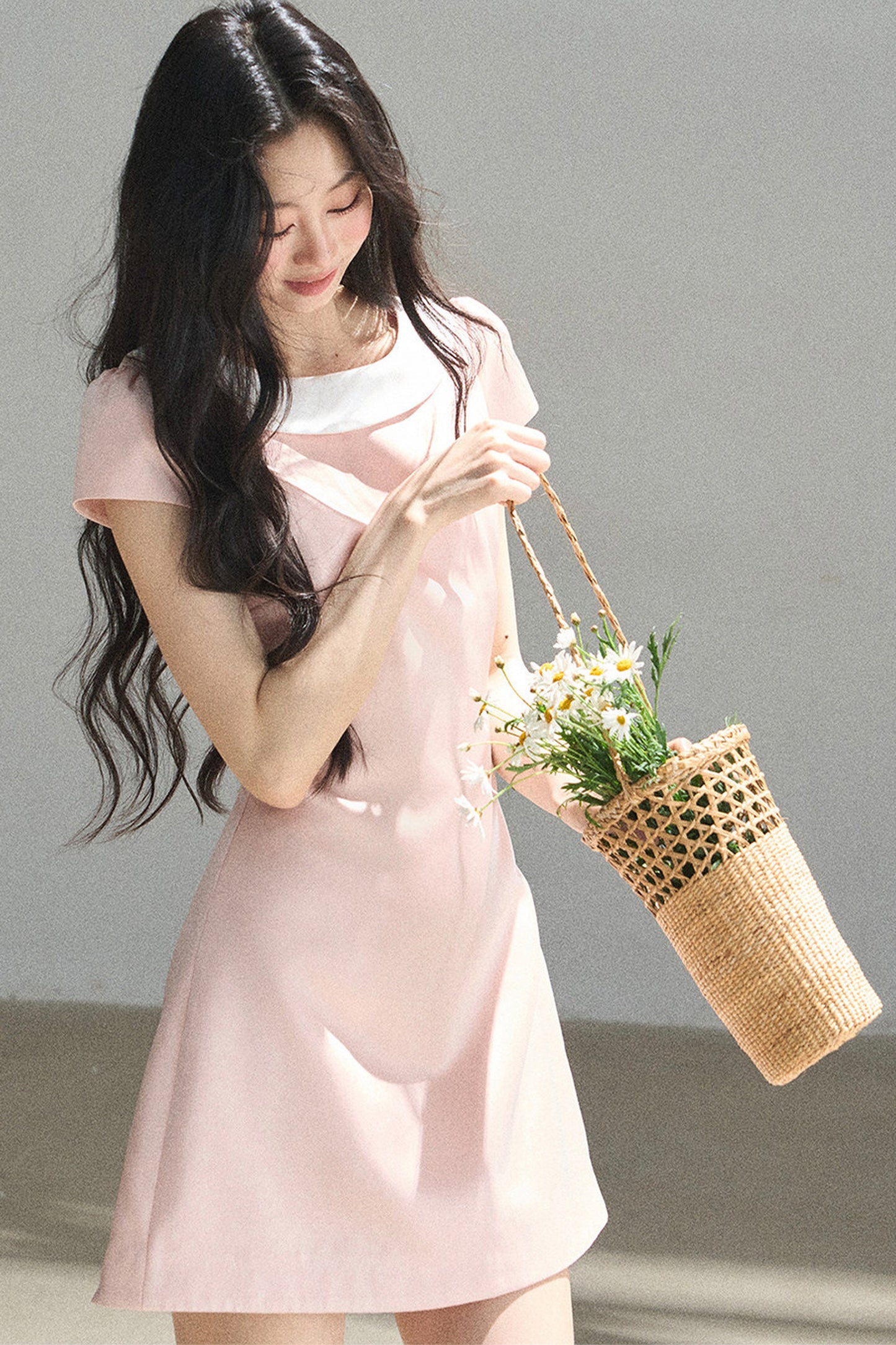 First Blooming Satin Dress