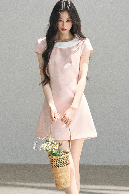 First Blooming Satin Dress