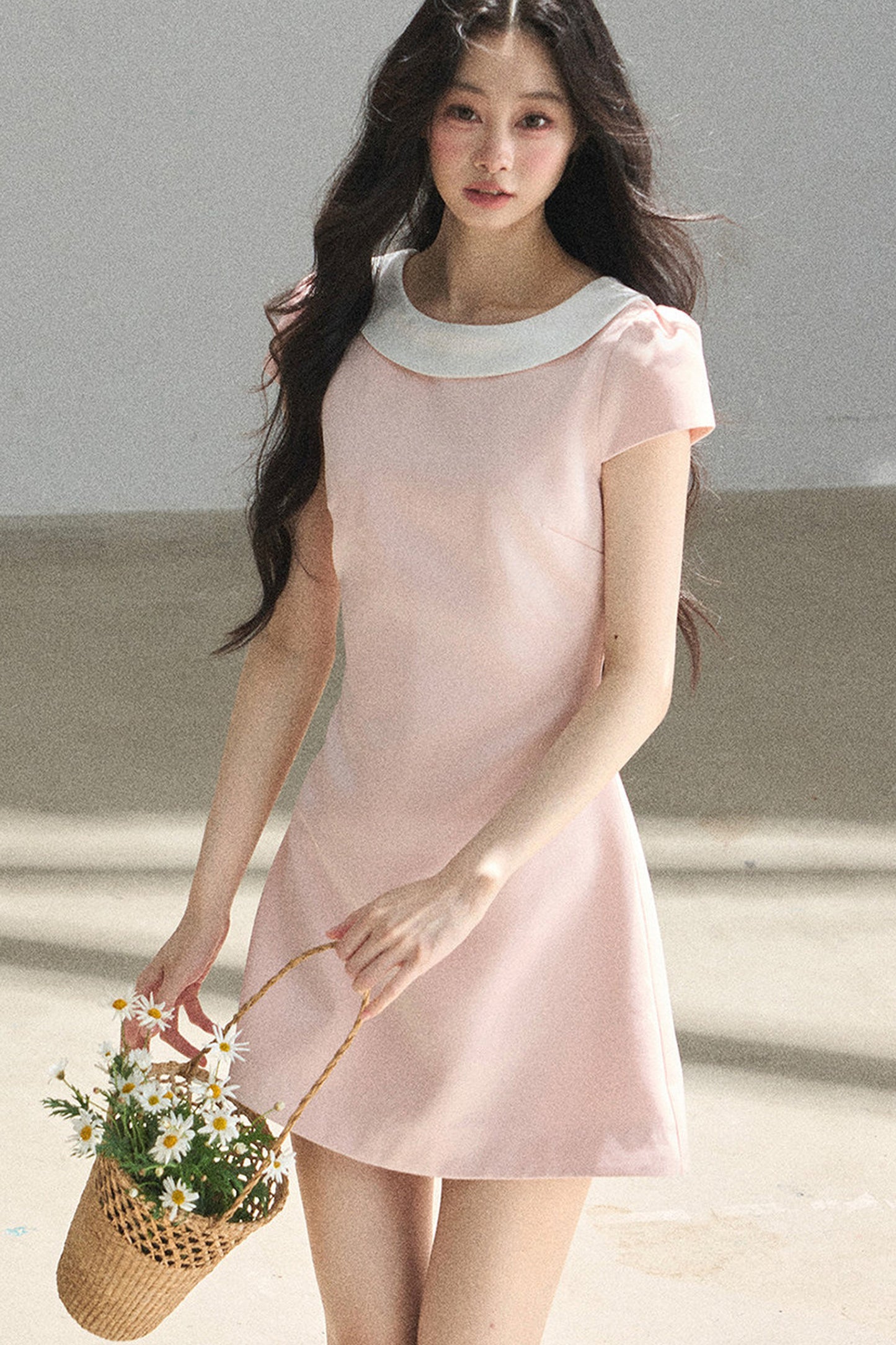 First Blooming Satin Dress