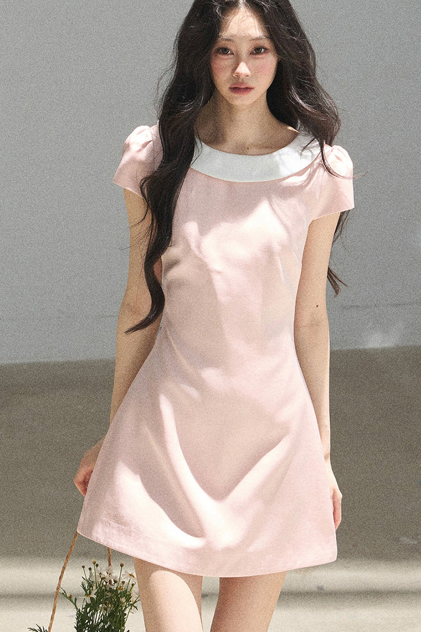 First Blooming Satin Dress