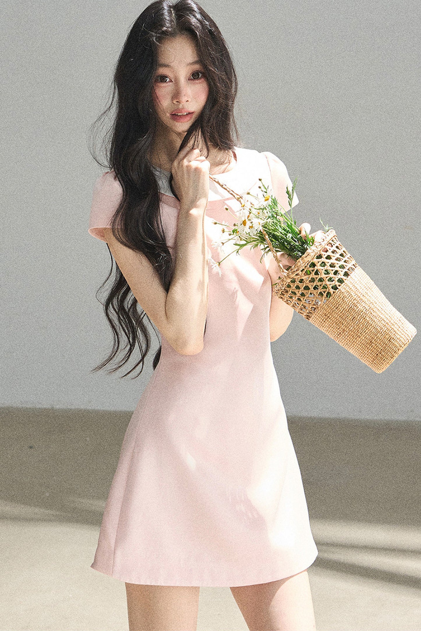 First Blooming Satin Dress