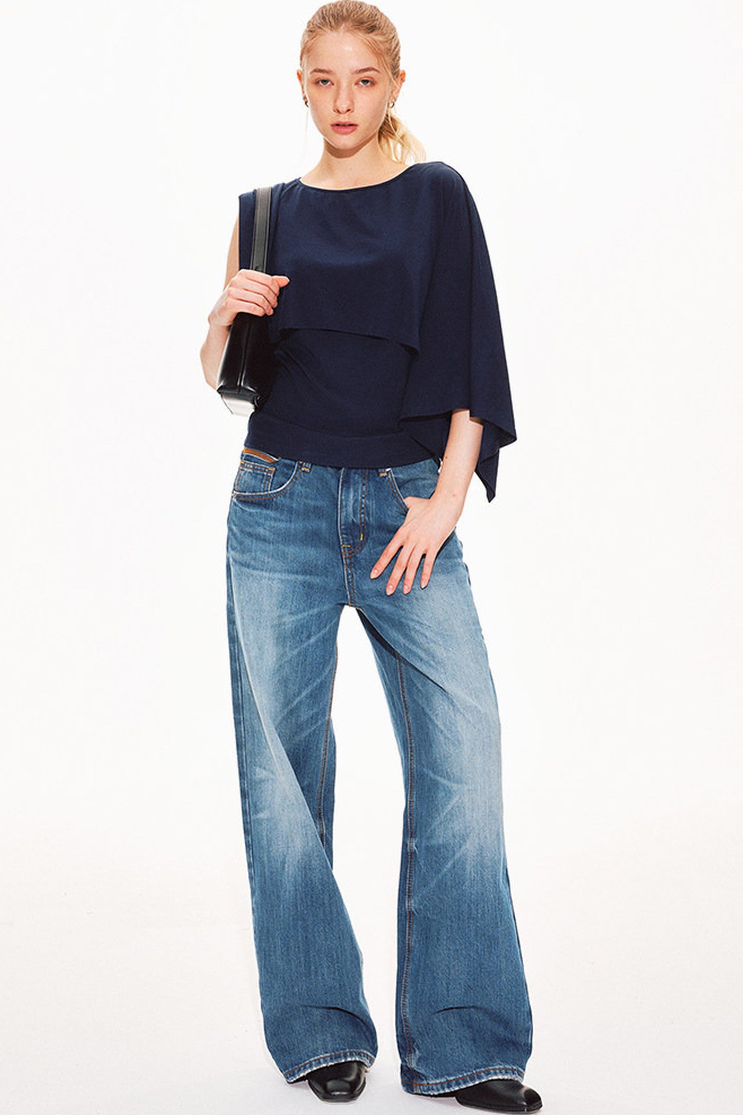 Tencel Cape Sleeve Vest