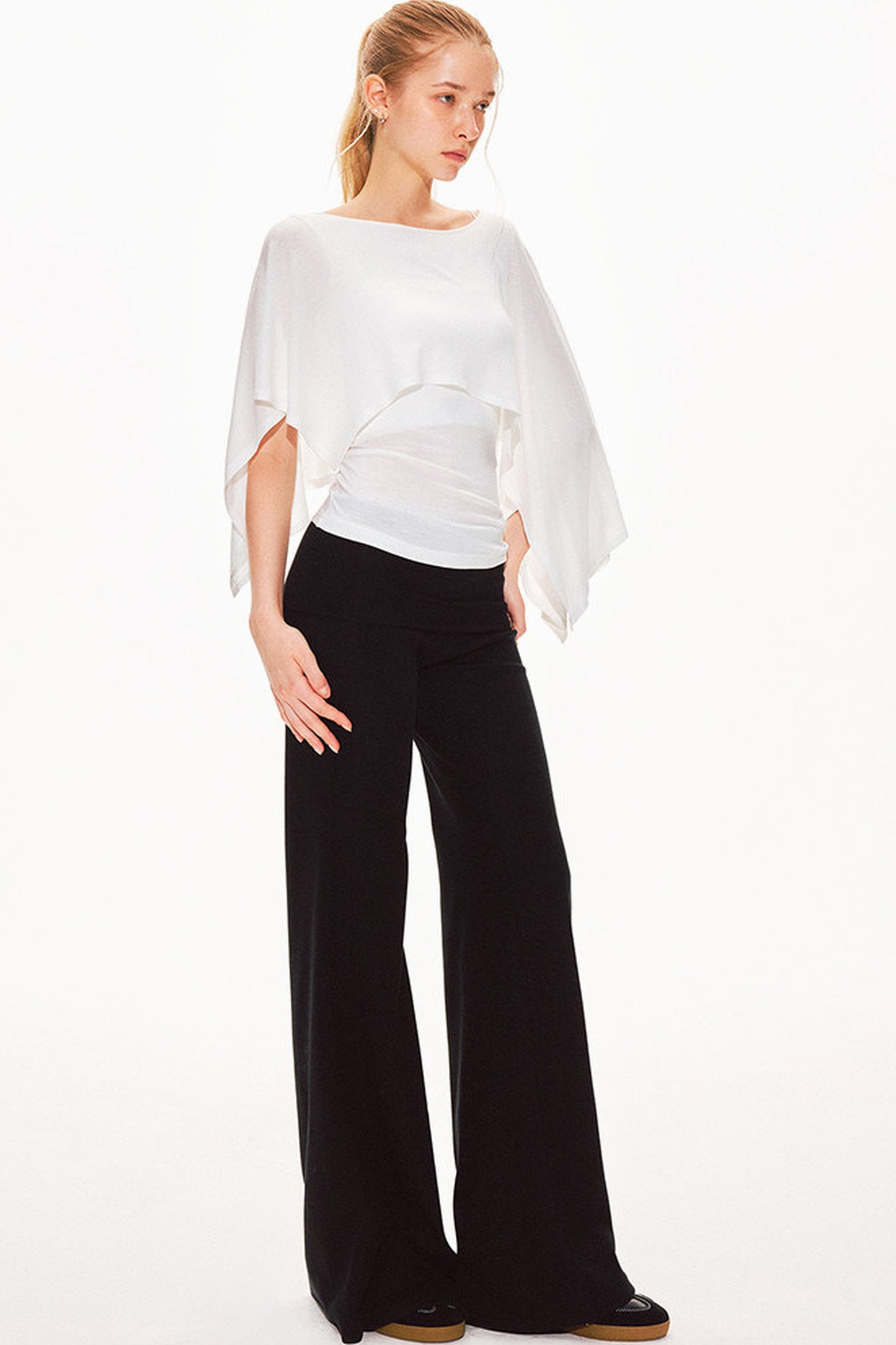 Tencel Cape Sleeve Vest