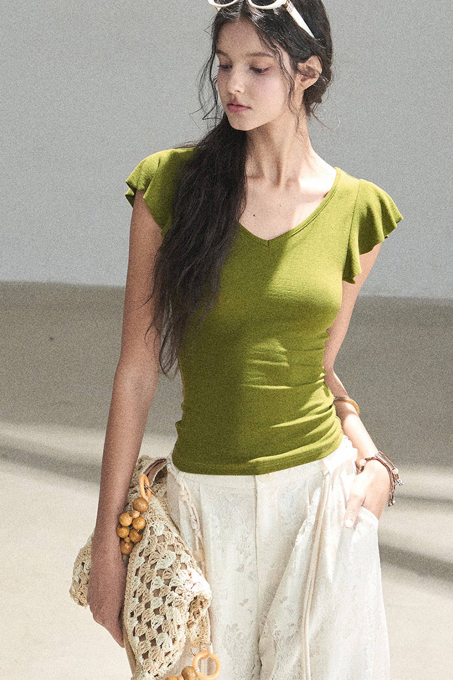 Summer Breeze V-Neck Top