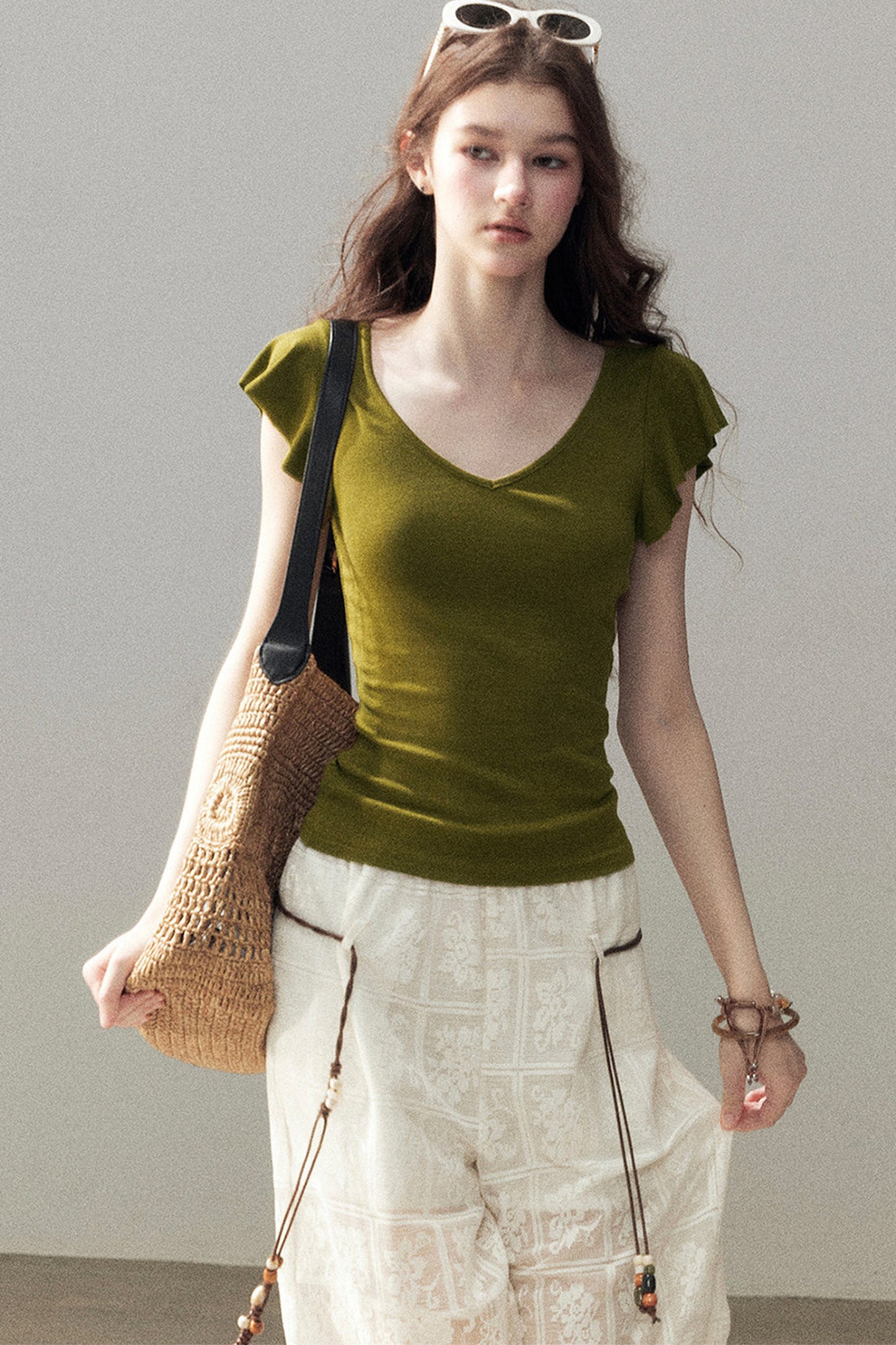 Summer Breeze V-Neck Top
