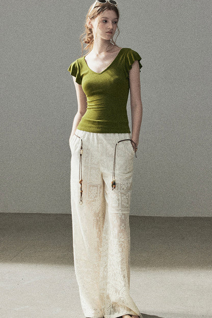 Summer Breeze V-Neck Top