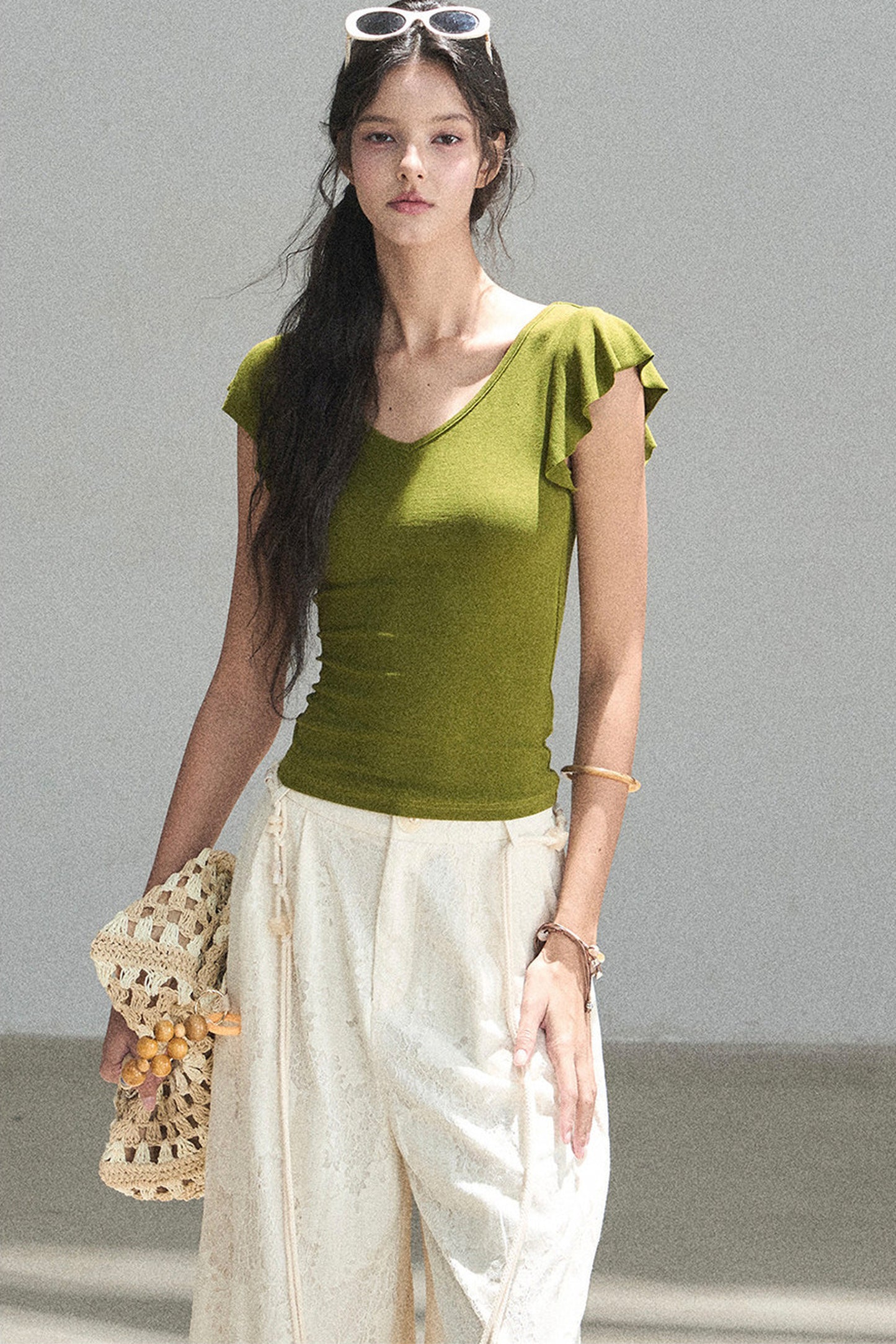 Summer Breeze V-Neck Top