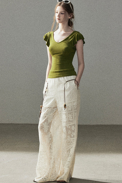 Summer Breeze V-Neck Top