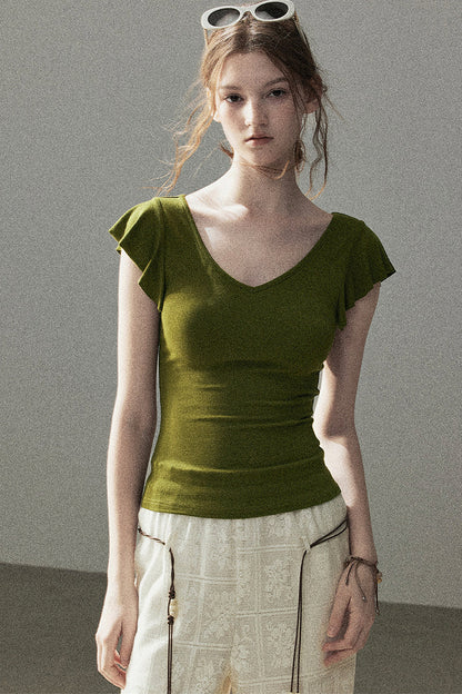 Summer Breeze V-Neck Top
