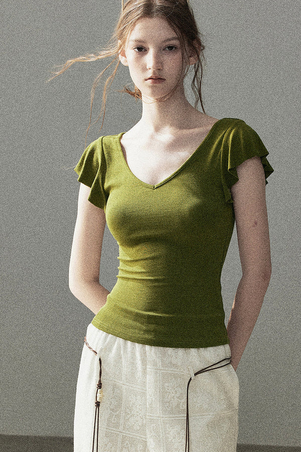Summer Breeze V-Neck Top