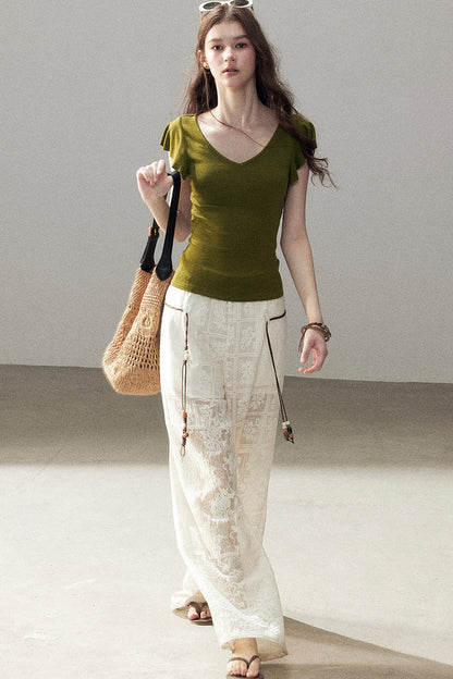 Summer Breeze V-Neck Top
