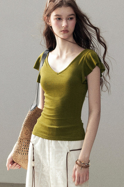 Summer Breeze V-Neck Top