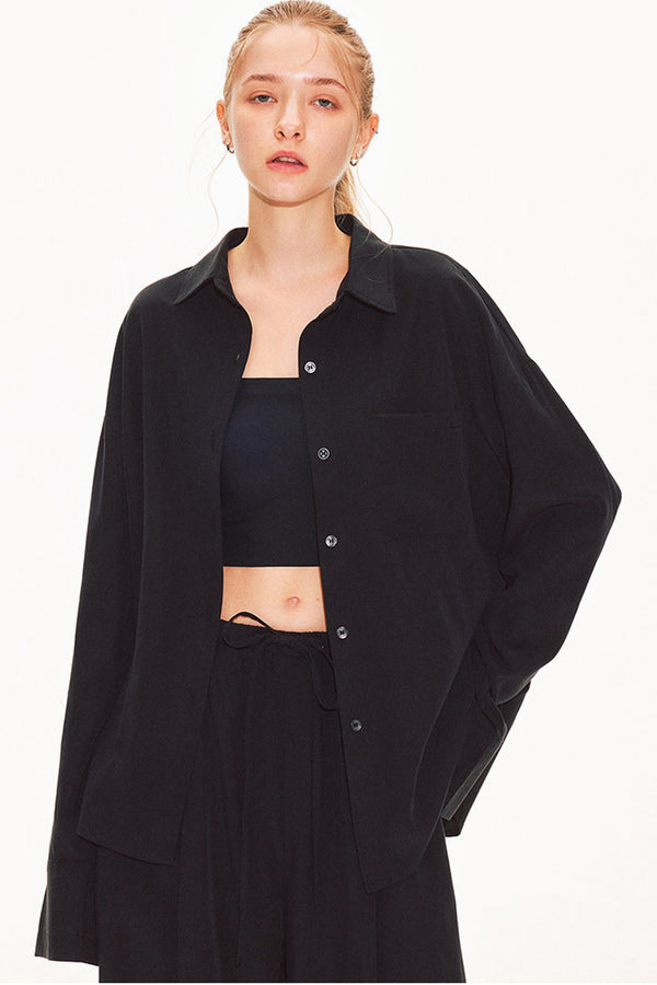 Lyocell Linen Shirt and Shorts Set-Up