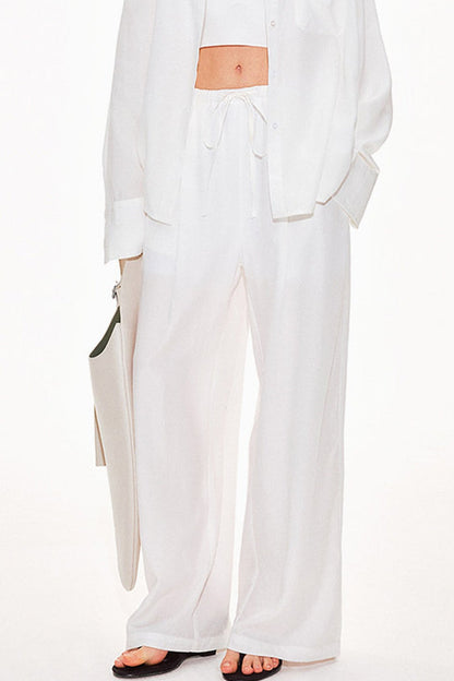 Lyocell Linen Shirt and Shorts Set-Up