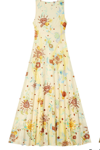 Floral Knit Dress and Cardigan Set