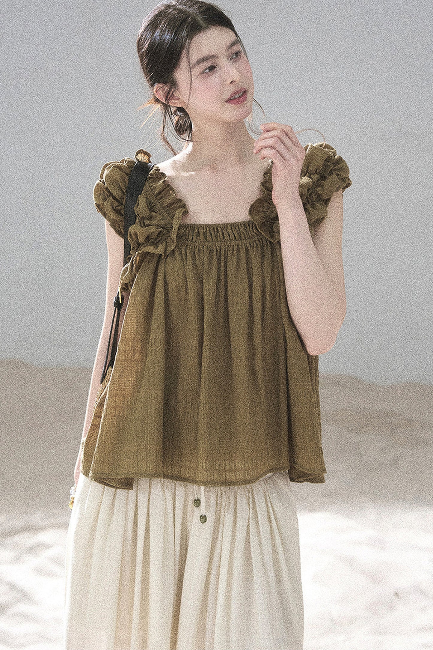 Free as the Wind Puff Blouse