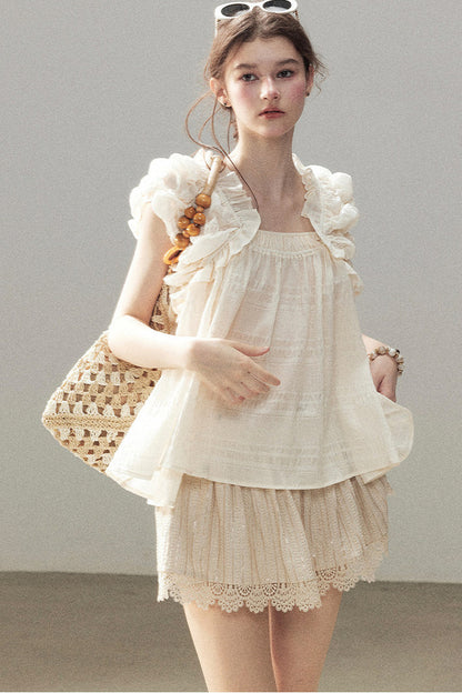 Free as the Wind Puff Blouse