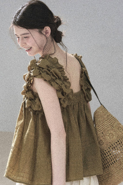 Free as the Wind Puff Blouse
