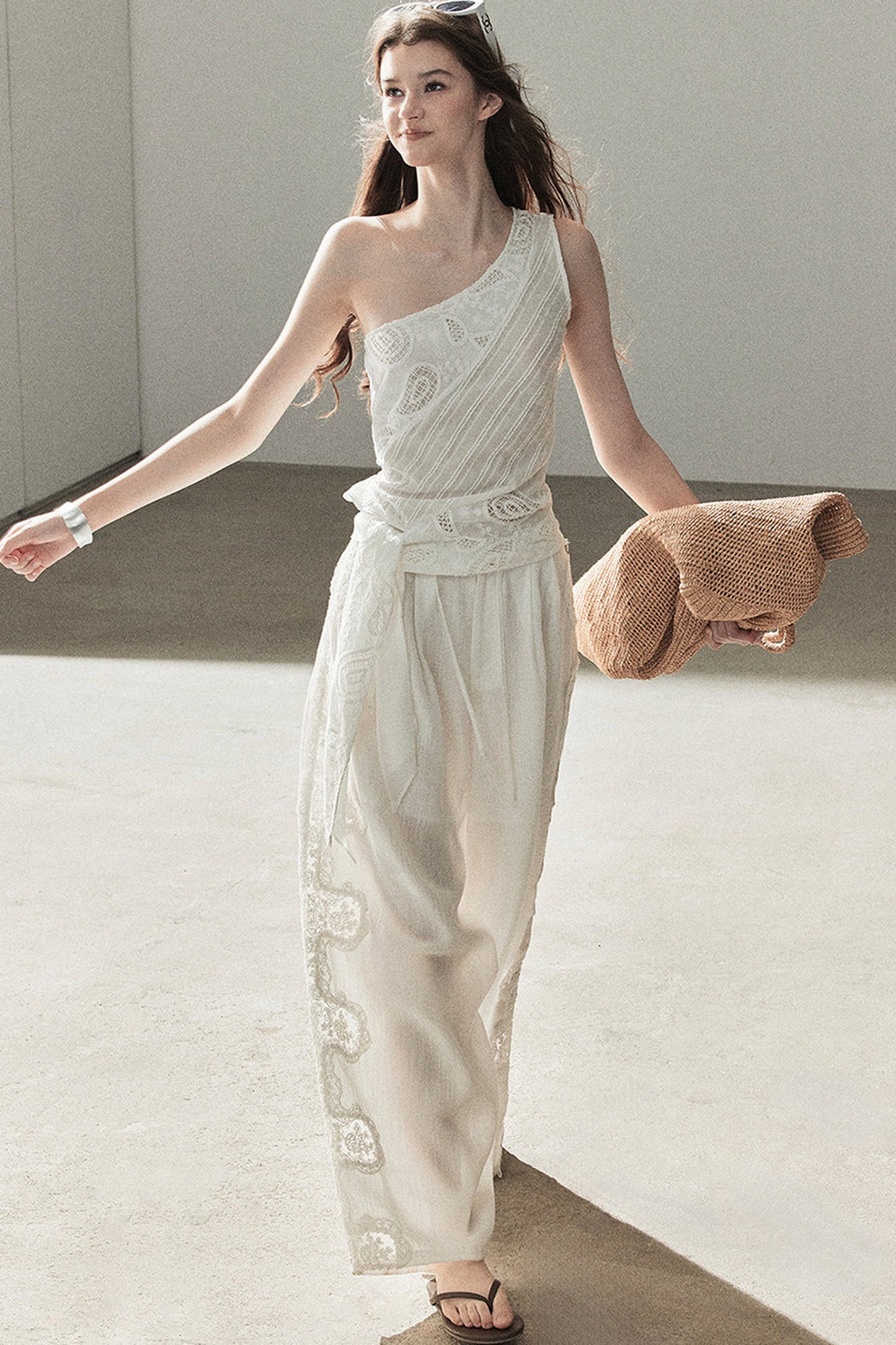 Clear Sky Sleeveless Top Set-Up