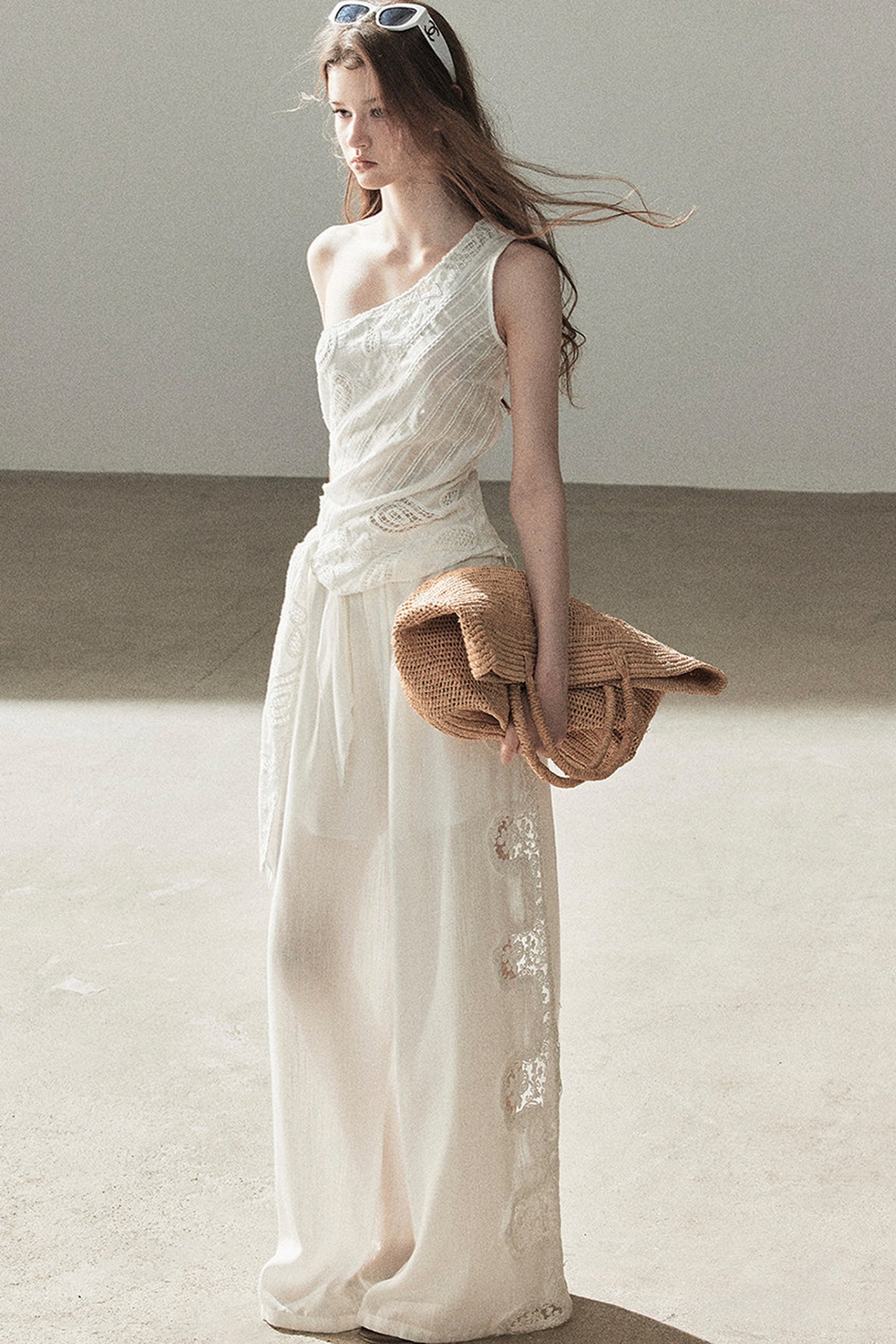 Clear Sky Sleeveless Top Set-Up