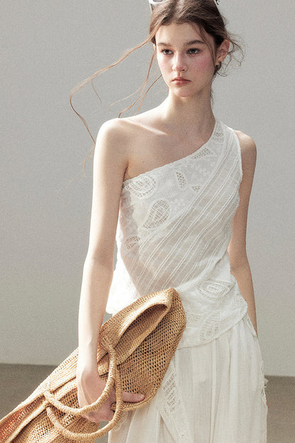 Clear Sky Sleeveless Top Set-Up