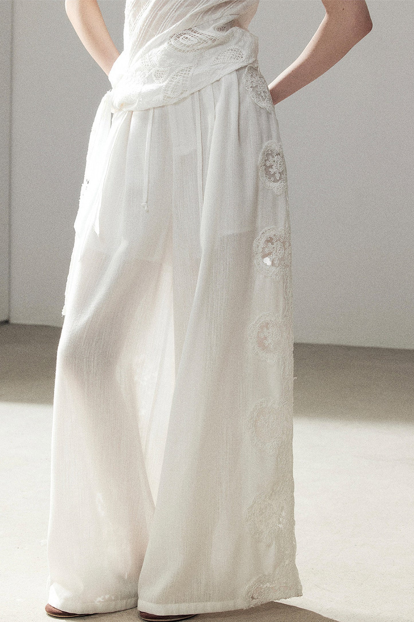 Clear Sky Sleeveless Top Set-Up