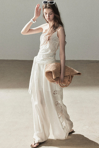 Clear Sky Sleeveless Top Set-Up